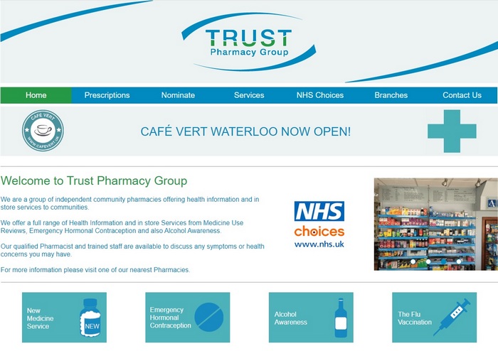 Trust Pharmacy Group site